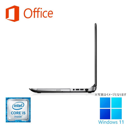 HP (エイチピー) ノートPC ProBook 450G3/15.6型/テンキー/Win11 Pro/MS Office H&B 2019/Core i5 第6世代/メモリ8GB/SSD256+HDD500GB