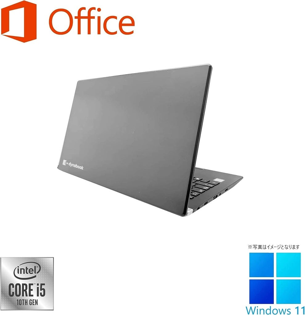 東芝 ノートPC G83/13.3型フルHD/Win 11 Pro/MS Office H&B 2019/Core i5-10210U/16GB/512GB SSD 中古整備PC