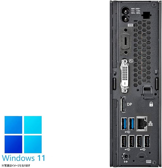 ミニPC 富士通 ESPRIMO Q558/22型液晶セット/Core i3-9100T/Win11 Pro/MS Office 2024 /16GB/512GB SSD 中古整備PC