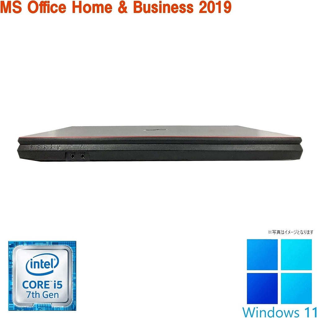 富士通 ノートPC A577/15.6型/10キー/Win 11 Pro/MS Office 2019 H&B/Corei5-7200U/8GB/SSD256GB /中古整備PC