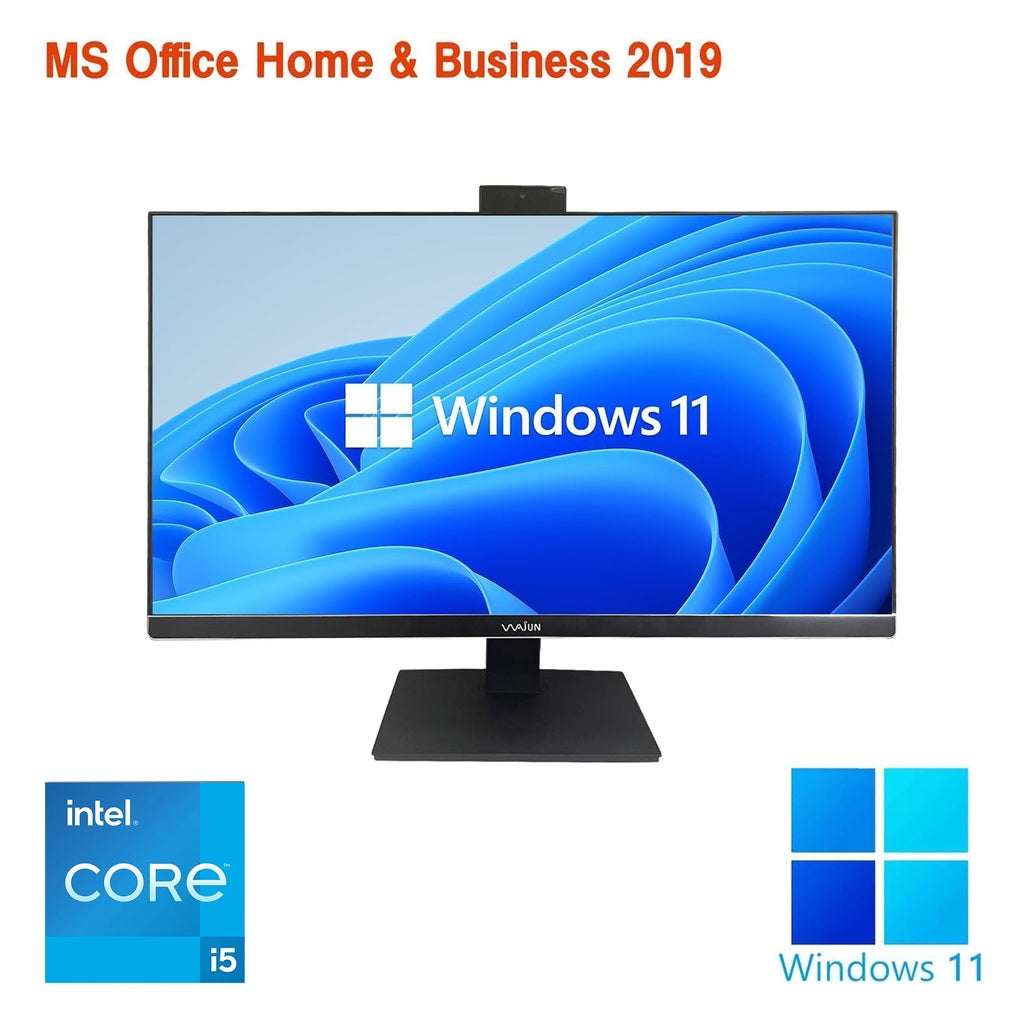 新品 一体型パソコン / WAJUN XSD 24型 IPSフルHD / カメラ内蔵 / Win 11 Pro /16GB/SSD960GB+HDD500GB/第12世代Core i5-12450H